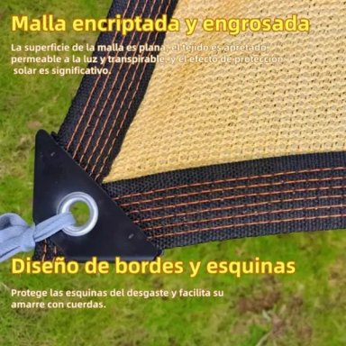 LONA SOMBREADORA RECTANGULAR 4X6 COLOR BEIGE - 4