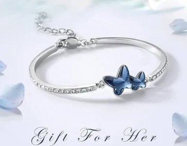 PULSERA CRISTAL SWAROVSKI MARIPOSA RODINADA - 3