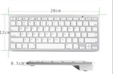 TECLADO INALAMBRICO BLUETOOTH IPAD TABLET SMARTPHONE PC - 5