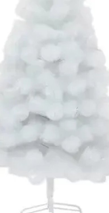 ARBOL NAVIDAD PINO 150CM ARBOL PASCUA DECORACION NAVIDEÑA BLANCO - 1