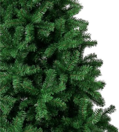 ARBOL DE NAVIDAD DE ABETO DE COLOR SOLIDO DE 210 CM VERDE - 2