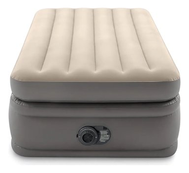 COLCHON INFLABLE ELE CTRICO INTEX 1.5 PLAZAS PRIM 99X191X51CM COLOR BEIGE - 1