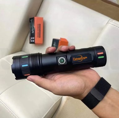LINTERNA TACTICA LED CON ZOOM RECARGABLE ULTRA POTENTE - 5