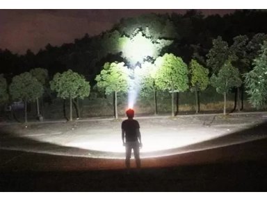 LINTERNA FOCO LED 800W (REALES) CAZA CAMPING MINERO LAMPARA LINTERNA NARANJA LUZ BLANCO - 3