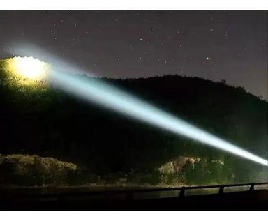 LINTERNA FOCO LED 800W (REALES) CAZA CAMPING MINERO LAMPARA LINTERNA NARANJA LUZ BLANCO - 4