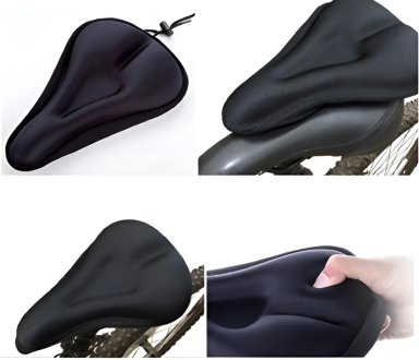 CUBRE ASIENTO BICICLETAS OFERTABKN 1 COLOR NEGRO - 1