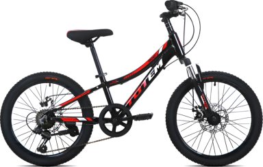 BICICLETA TOTEM MTB ARO 20 MODELO 1100 NEGRO XS - 3