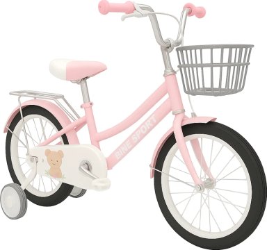BICICLETA ARO 16 CON CANASTO PARA NIÑAS ESTILO CLASICO - 2