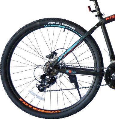 BICICLETA MOUNTAIN BIKE TOTEM W790 R27.5 TAMAÑO DEL CUADRO 17' COLOR NEGRO/NARANJA - 1