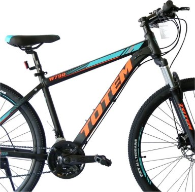BICICLETA MOUNTAIN BIKE TOTEM W790 R27.5 TAMAÑO DEL CUADRO 17' COLOR NEGRO/NARANJA - 3