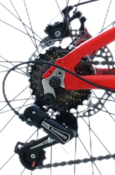 BICICLETA TOTEM MTB ARO 24 MODELO ATLANTIS ROJO 21 CAMBIOS 12 ' - 1