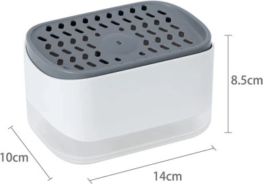DISPENSADOR JABON LIQUIDO DISPENSADORES JABON LAVA LOZA BLANCO - 1