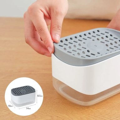 DISPENSADOR JABON LIQUIDO DISPENSADORES JABON LAVA LOZA BLANCO - 5