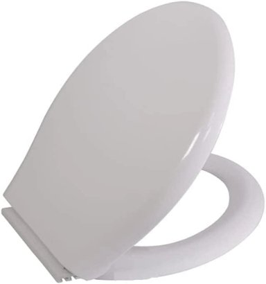 TAPA WC DE MADERA ACIENTO INODORO MEDIDAS 42X36 BLANCO - 1