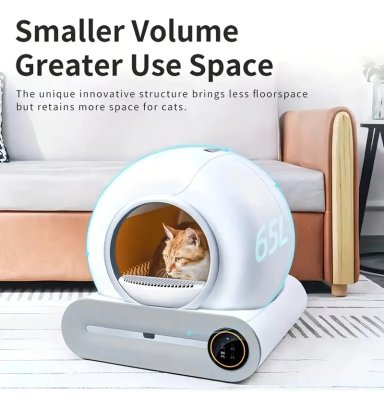 ARENERO ROBOT AUTOMATICO PARA GATOS 2.0 WIFI COLOR BLANCO GENERAC - 2