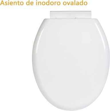 ASIENTO CIERRE SUAVE/LENTO (TAPA) WC FUSCHER BLANCO - 4