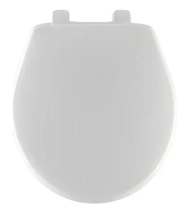 ASIENTO PLASTICO REDONDO ARO ABIERTO SLOW CLOSE - BEMIS COLOR BLANCO - 1