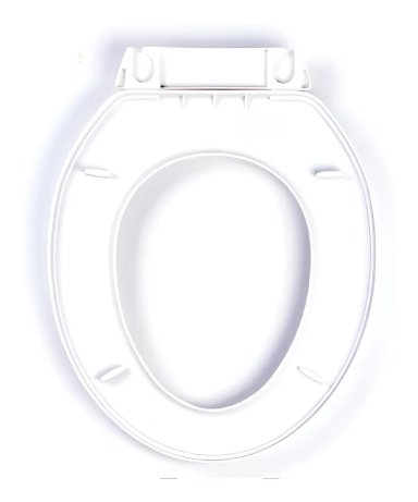 ASIENTO Y TAPA PARA WC COLOMBA COLOR BLANCO - 2