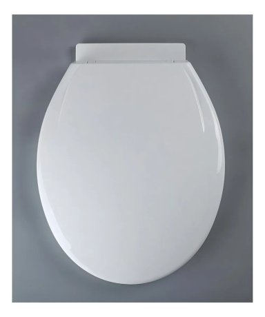 ASIENTO TAPA DE BAÑO WC BOLONIA ANTIBACTERIAL CIERRE LENTO - 1