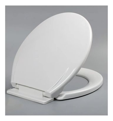 ASIENTO TAPA DE BAÑO WC BOLONIA ANTIBACTERIAL CIERRE LENTO - 2