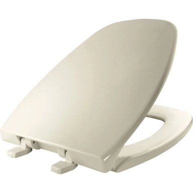 ASIENTO WC PARA MALLORCA MADERA - BEMIS 580CHAR CUADRADA BLANCO - 1
