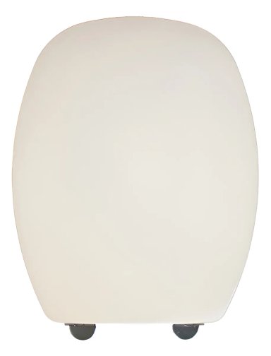 ASIENTO WC PARA MALLORCA MADERA - BEMIS 580CHAR CUADRADA BLANCO - 2