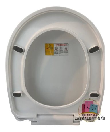 TAPA ASIENTO DE BAÑO WC CIERRE LENTO Y00398 - 1