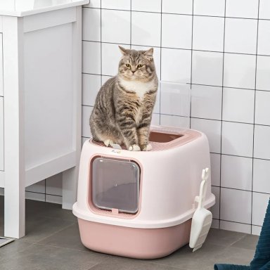 ARENERO CERRADO XL PARA GATOS CON PALA GENE RICA - 2
