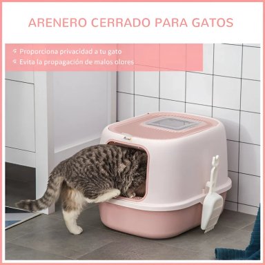 ARENERO CERRADO XL PARA GATOS CON PALA GENE RICA - 3