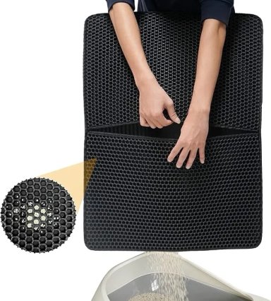 ALFOMBRA SANITARIA PARA GATOS RECOLECTOR DE ARENA ARENERO XL - 6