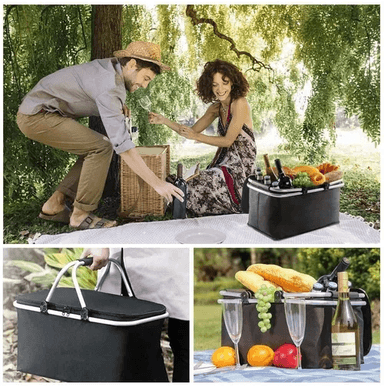 CANASTA PICNIC COOLER BOLSO TE RMICA PLEGABLE PORTATIL - 6