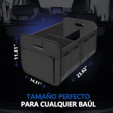 CAJA ORGANIZADORA DE MALETA AUTO BOLSO MALETERO PLEGABL #485 - 1