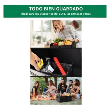 CAJA ORGANIZADORA DE MALETA AUTO BOLSO MALETERO PLEGABL #781 - 2