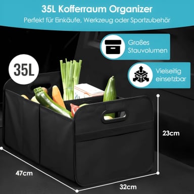 CAJA ORGANIZADORA DE MALETA AUTO BOLSO MALETERO PLEGABL #664 - 1