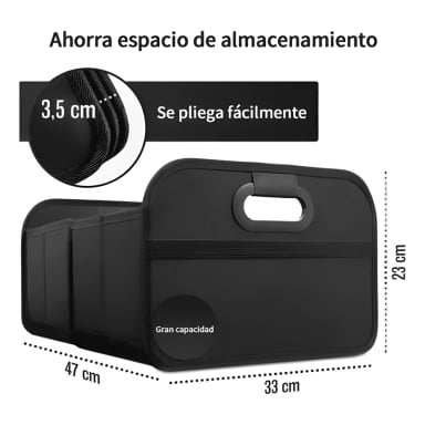 CAJA ORGANIZADORA DE MALETA AUTO BOLSO MALETERO PLEGABL #265 - 1