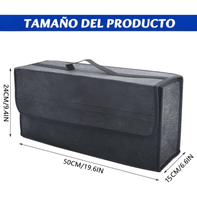 BOLSA ALMACENAMIENTO AUTOMOVIL ORGANIZADOR DE MALETERO COCHE - 1