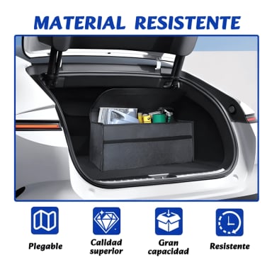 BOLSA ALMACENAMIENTO AUTOMOVIL ORGANIZADOR DE MALETERO COCHE - 2