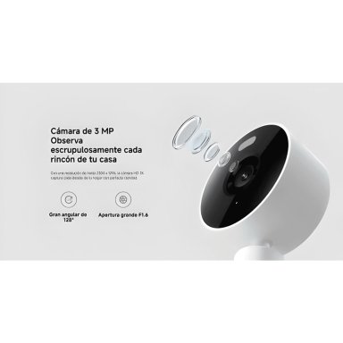 CAMARA INTELIGENTE XIAOMI C100 SEGURIDAD 2K CON - 1
