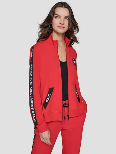 CHAQUETA DEPORTIVA CON LOGO TAPE - 1