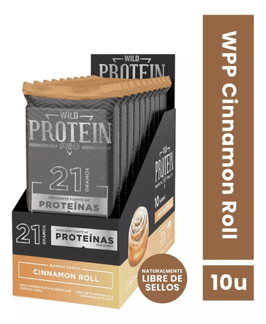 WILD PROTEIN PRO CINNAMON ROLL 10 UNIDADES - 1