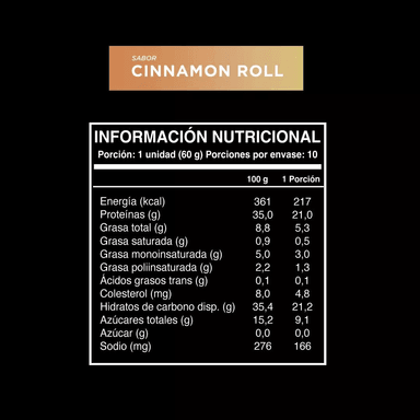 WILD PROTEIN PRO CINNAMON ROLL 10 UNIDADES - 2