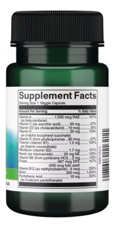 SW1621 MINI CAP MULTI - EASY TO SWALLOW 30 VEG CAPS - 2