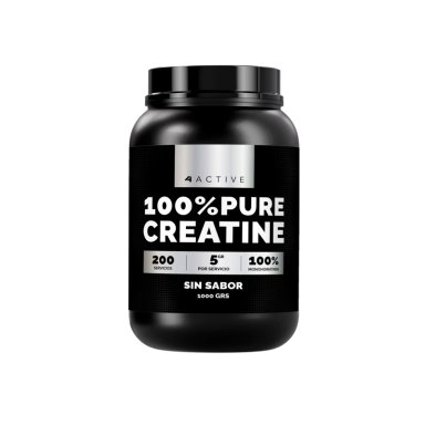 4ACTIVE 100% PURE CREATINE MONOHYDRATE - 1000 GRS - 1
