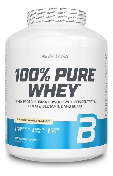 BIO 100 PURE WHEY 2270G BANANA BOURBON VAINILLA - 1