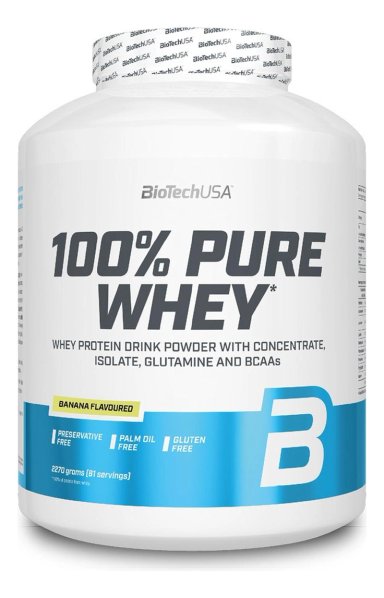 BIO 100 PURE WHEY 2270G BANANA BANANA - 1
