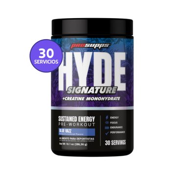 MR HYDE SIGNATURE 30 SERVICIOS | PRE ENTRENO · ENERGIA · PERFORMANCE - 1