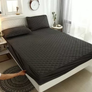 TOPPER CUBRECOLCHON SUPER KING UNICOLOR AJUSTABLE IPERMEABLE WM - 1