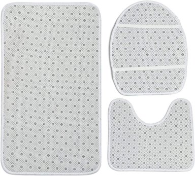 SETS DE BAÑO DE 4 PIEZAS CON DISEÑO  MARIPOSAS DORADAS WM - 6