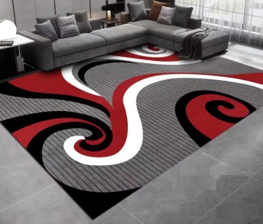 ALFOMBRA CON DISEÑO PARA LIVING 200X240 MODERNA ELEGANTE TFI - 2