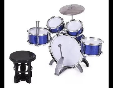 BATERIA MUSICAL JUGUETE JAZZ PARA NIÑOS - 1